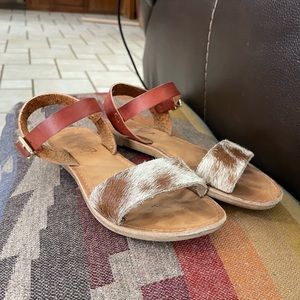 Cowhide Kids Sandals